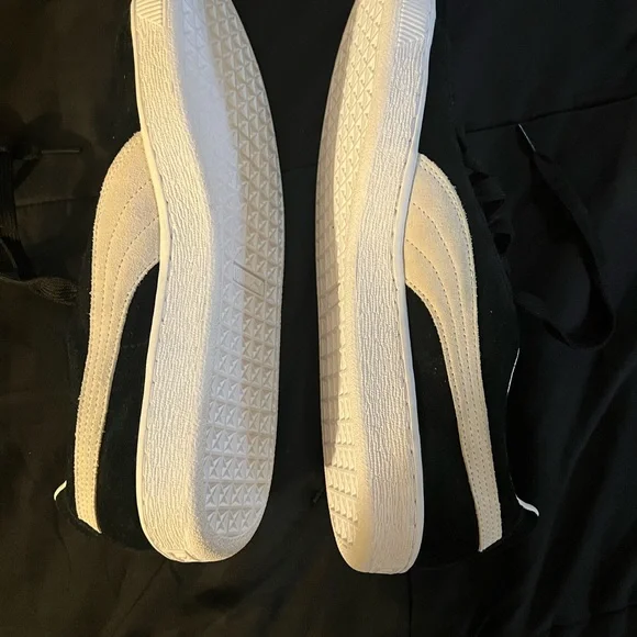 MENS Suede black puma Sneakers size 13 - Picture 4 of 13